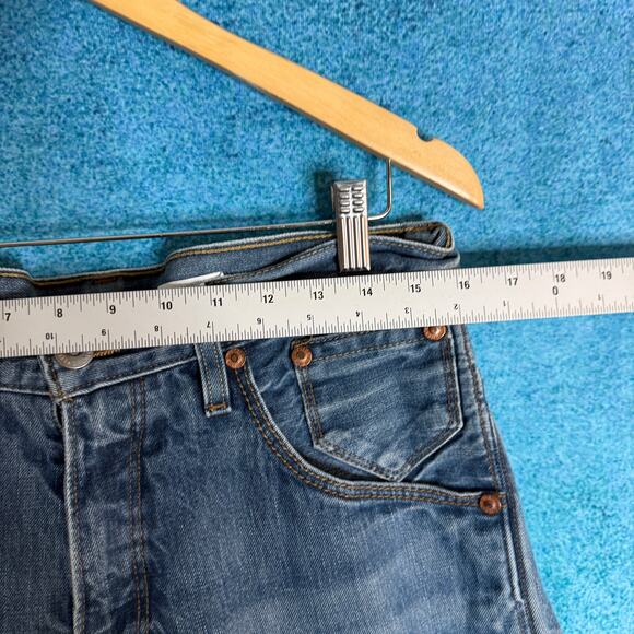 Levi’s 514 Men’s Jeans 34x34 Vintage Straight Fit 100% Cotton Made in Mexico - Picture 3 of 16